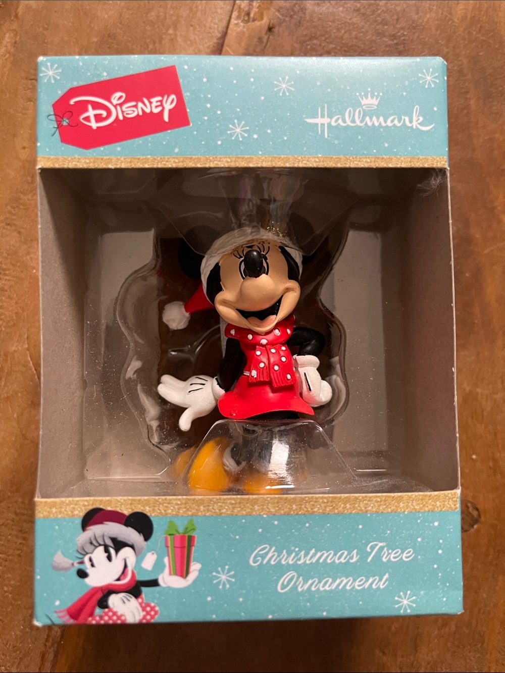 Disney Minnie Mouse Holiday Ornament - Red, Black, White, Yellow
